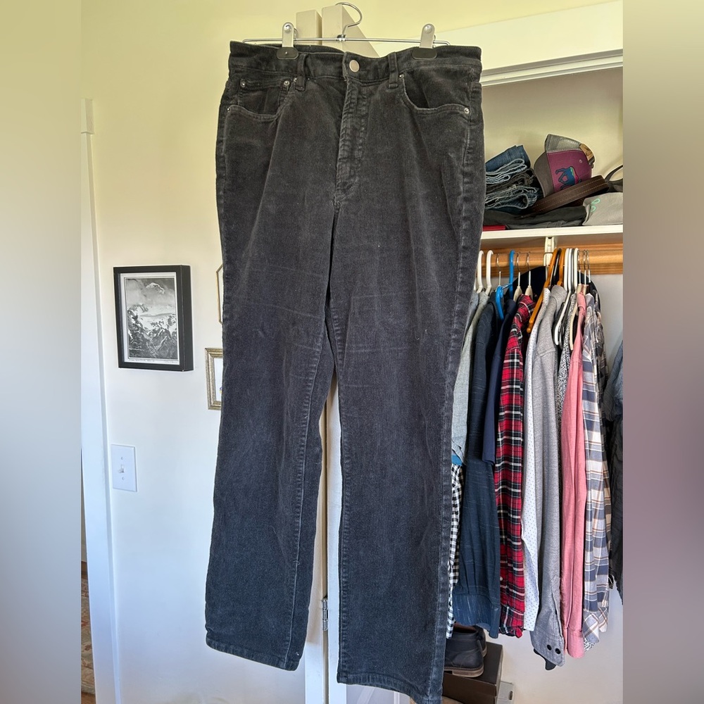Quince Black Corduroy Pants